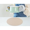 thumbnail image 5 of Unique Bargains Set of 6 PU Placemats for Kitchen Beige 15*15in, 5 of 7