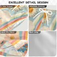 thumbnail image 2 of FORMRS Boys Swim Trunks Quick Dry Mesh Liner Boardshorts Sizes XS-XL, Beige Rainbow Clouds, 2 of 7