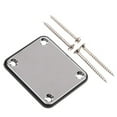 Masteelf Electric Guitar Neck Plate with Screws for Strat Guitar