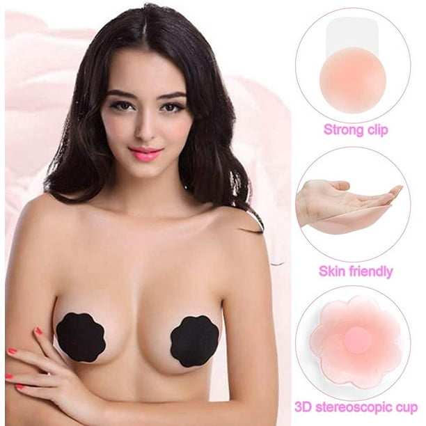 16-30 Pcs Nipple Covers Sticky Bra Adhesive Bra Pasties 