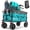 Blue&Gray, variant on Sekey 300L Foldable Wagon Cart, 330 lb Capacity, Heavy Duty Collapsible Wagon with All-Terrain Wheels and Drink Holders, Red