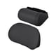 thumbnail image 2 of Kit de almohada de apoyo para la espalda y el cuello para el coche, accesorios para el coche de cuero PU suave negro, 2 of 7