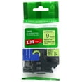 thumbnail image 1 of LM Tapes replacement for Brother PT-D210 3/8" (9mm 0.35 Laminated) Black on Bright Green Compatible TZe P-touch Tape for use in Ptouch PTD210 Label Printer with FREE Tape Guide Included, 1 of 2
