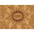 thumbnail image 1 of Ahgly Company Machine Washable Indoor Rectangle Transitional Orange Area Rugs, 3' x 5', 1 of 7