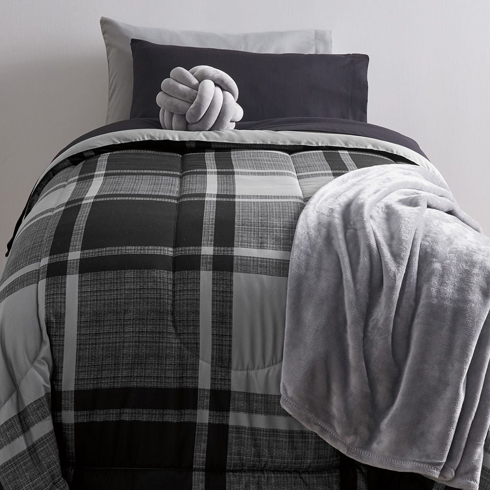 The Varsity Pak in Wonderland Gray, 27-Piece Twin XL Bedding 