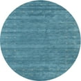 thumbnail image 1 of Ahgly Company Indoor Round Contemporary Blue Green Abstract Area Rugs, 8' Round, 1 of 6