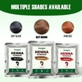 thumbnail image 6 of FREEGRIN Natural Deep Brown Henna Hair Powder, Ammonia Free Plant Based Hair Color, Rich Brown Tone for Daily Hair Styling (2 Pack, 200g Total), 6 of 10