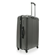 Jetstream 28-inch Hardside Rolling Spinner Checked Luggage, Charcoal