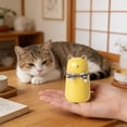 thumbnail image 4 of BotaniNest Ceramic For Cats Cute Cat Shaped Memorial Jar With Airtight Seal & Design Small Keepsake For Furry Memorial, 4 of 7