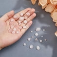 thumbnail image 3 of 32Pcs 12 Styles Natural Rose Quartz Cabochon Gemstone Half Round Dome Flatback Quartz Stone Teardrop Gemstone No Hole Stone for Jewelry Making DIY Craft Handmade colorful DIY, 3 of 7