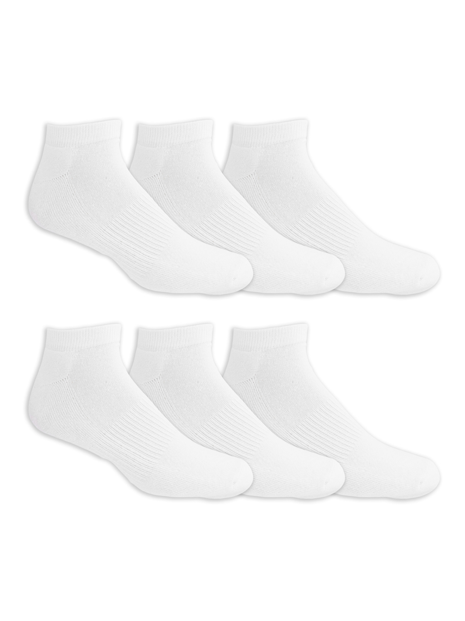 Athletic Works Men's Low Cut Socks, 6-Pack