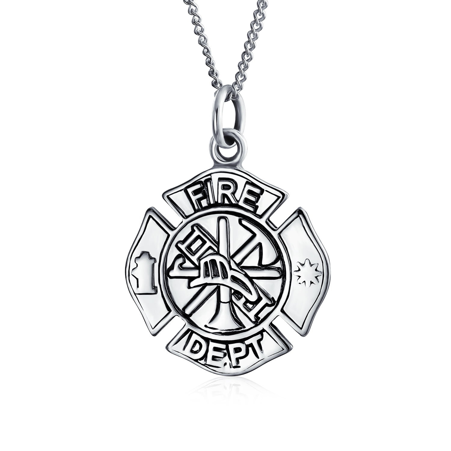 Round Small Firefighter Fire Dept 