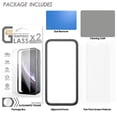 thumbnail image 6 of EZ Install Frame and 2X Tempered Glass Screen Protector Guard Scratch/Crack Saver for Apple iPhone 13 Mini, 6 of 9