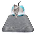 thumbnail image 1 of Cojín Plegable Plegable Doble Lado Impermeable Cat Mat Kitten Litter Pad Trash Bed (Gris / S), 1 of 6