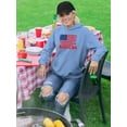 thumbnail image 2 of American Flag 4Th Of July. Hoodie Women -Image by Shutterstock, Female Small, 2 of 4