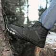 thumbnail image 6 of Barefoot Hiking Boots for Women Men Waterproof Winter Barefoot Shoes Warm Snow Boots Zero Drop Wide Toe Box Non-Slip Walking Shoes, 6 of 13