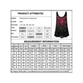 thumbnail image 2 of DYMADE Women Rose Print Lace Dark Scoop Neck Patchwork Vest, 2 of 4