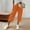 Orange, variant on Workout Capris Seamless Women’s Elastic Waist Capris Loose Drawstring Daily Casual Trousers with Pockets Summer Versatile Cropped Pants ,Blue,S