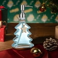 thumbnail image 7 of kchsji Christmas Soap Dispenser, Christmas Tree Soap Dispenser - Glass Holiday Decor with Stainless Steel Pump, Festive Hand Soap Bottle for Bathroom Sink (300ml), 7 of 7