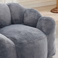 thumbnail image 4 of Bean Bag Chair, Oversized Lounge Floor Sofa with 26.7" Deep Seat, Comfy Lazy Floor Couch with High-Density Foam for Bedroom, Living Room, Apartment, Gray, 4 of 7