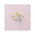 thumbnail image 2 of Classic Round Shaped Ring Set Suitable For Women's Daily Wear, 2 of 3