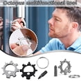 thumbnail image 1 of Vaidha Tournevis Multifonction en Acier Inoxydable Outil Portable d'Extérieur Outil de Réparation de Bicyclette Quincaillerie Boucle de Clé, 1 of 3