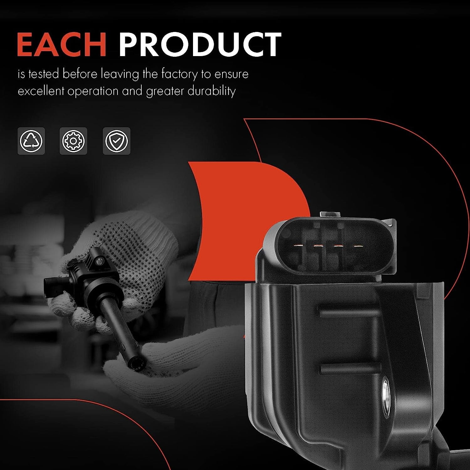A-Premium Engine Ignition Coil Pack Compatible with Infiniti Q50, Q60 & Mercedes-Benz C300 C350E CLA250, E300, GLA250 GLC300, SLC300 SLK300, Metris & More, Replace# 2749060600, 4-PC Set