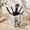 Calacatta Viola, variant on Calacatta Viola Marble Toothbrush Holder Countertop Makeup Brush Organizer