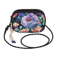 thumbnail image 2 of FORMRS Mini Crossbody Bag for Women Adjustable Rope Shoulder Casual Phone Purse, Puprle Ethereal Floral Harmony, 2 of 7