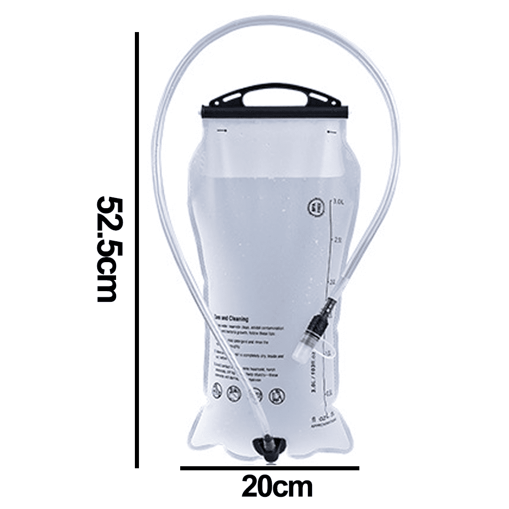 Soft Water Bottle | Shrink As You Drink Soft Flask for Hydration Pack | Folding Water Bottle Ideal