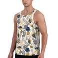 thumbnail image 2 of Daiia Hawaiian Style Printed Men's Quick Dry Fit Muscle Tank Top Slim-Fit Tank Workout Tank Top Lightweight Sports Tank Top-Medium, 2 of 7