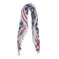 thumbnail image 1 of USA Themed Scarf - Vintage White, 1 of 2
