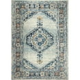 thumbnail image 1 of Bashian D113-IVBL-76X96-MH102 Dakota Collection Geometric Transitional Polypropylene Power Loom Area Rug, Ivory & Blue - 7 ft. 6 in. x 9 ft. 6 in., 1 of 1