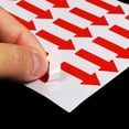 thumbnail image 5 of Small Arrow Sticker Label 1.2x0.5", 450 Pcs Adhesive Color Coding Decal, Red, 5 of 6