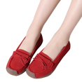thumbnail image 2 of Sngxgn Flats for Women Soft Slip On Flat Shoes Work Flat Woman Walking Shoes Comfortable Casual(Red,37), 2 of 7