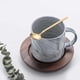 thumbnail image 5 of Bearachild Cuchara para mezclar té y café de acero inoxidable de 13 cm, cuchara para cóctel, helado, sopa, hogar, cucharadita Juegos de servir café y té oro, 5 of 5