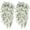 03#White, variant on Fmxomd Artificial Hanging Plants 2PCS 30Inch Fake Wall Plant Faux Eucalyptus Leaves Ivy Swag UV Resistant Plastic Greenery Indoor Outdoor Home Garden Wedding Jungle Party Patio Office Shelf Decor