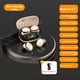 thumbnail image 2 of Mini Auriculares Invisibles para Dormir Auriculares Estéreo HiFi Bluetooth 5.3 Auriculares Inalámbricos de Baja Latencia con Micrófono para el Trabajo, Música B, 2 of 8