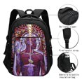 thumbnail image 3 of Music Tool Band Backpack Schoolbag Large Capacity Daypack Bookbag Satchel Notebook Laptop Backpack Travel Bag USB Rucksack, 3 of 7