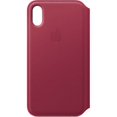 thumbnail image 2 of Apple iPhone X Cuir Folio Reconditionné - Berry, 2 of 3