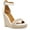 White, variant on DV By Dolce Vita Womens Harla Faux Leather Platform Wedge Sandals
