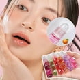 Clerance! No. 1 Water Honey Peach Flavor Running Bead Lip Oil