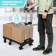 thumbnail image 5 of Folding Hand Truck, 500 Lb Collapsible Dolly Cart, Portable Utility Dolly Grocery Cart, 5 of 6