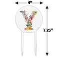 thumbnail image 2 of Acrylic Letter Y Floral Monogram Initial Cake Topper Party Decoration for Wedding Anniversary Birthday Graduation, 2 of 7