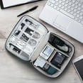 thumbnail image 2 of Badiya Electronics Organizer Travel Cable Organizer Bag Waterproof Portable Digital Storage Bag Electronic Accessories Case Cable Charger Organizer Case, 2 of 7