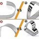 thumbnail image 4 of Heart Shaped Cookie Molds Set 5 Pcs/10 Pcs Stainless Steel Cutters for Baking Sugar Paste and Cake M, 4 of 4