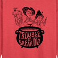 thumbnail image 2 of Hocus Pocus - Trouble is Brewing - Women's Lightweight French Terry Pullover, 2 of 5