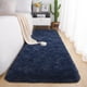 thumbnail image 1 of Pasillo suave de peluche Rug Chicrug 61x244 cm azul marino, 1 of 8