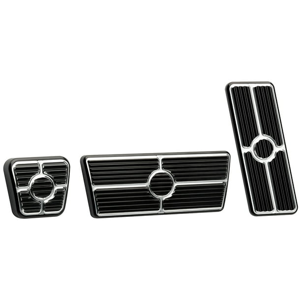 BILLET SPECIALTIES BLACK PEDAL KIT,AUTOMATIC,OEMSTYLE GAS PEDAL PAD