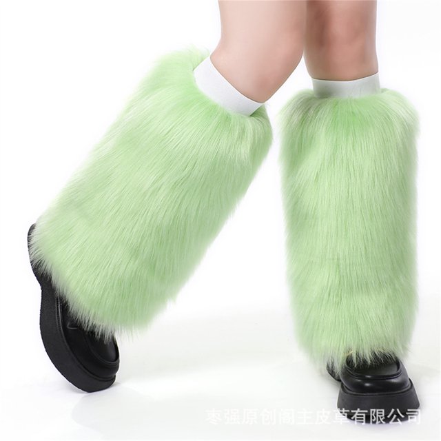 Txlixc Calentadores de piernas de invierno para mujeres, impresión de color sólido / tinte de corbata Txlixc moda